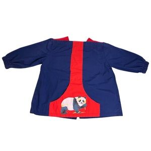 Vintage Art Smock Apron for Kids (4-6y) Panda Arts & Crafts Sarreau Tablier